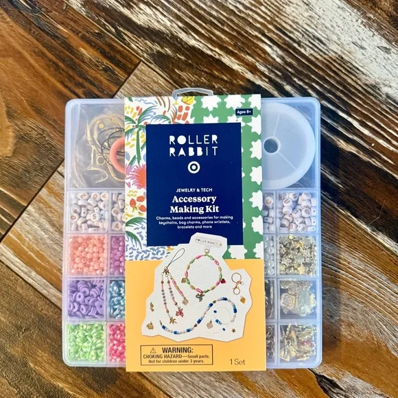 Roller Rabbit Accessory Making Kit - Multicolor Bead Set - Picture 1 of 2